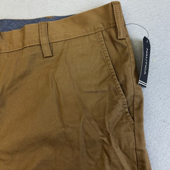 Nautica Deck Shorts Mens 40x8.5 Brown Classic Fit Normcore Gorpcore Classiccore - Picture 2 of 8